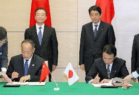 Japan, China commit to post-Kyoto global warming efforts