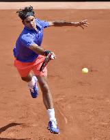 Federer moves into French Open q'finals