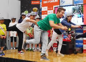 Austrian alpine skier Hirscher joins Tokyo event for kids from Fukushima