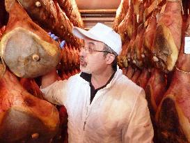 Parma ham plant leader thanks breeze from Apennine Mountains