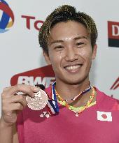 Japan's Momota grabs bronze at Badminton World Chamipnships