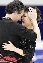 Japanese figure skaters Muramoto, Reed after ice dance free routine