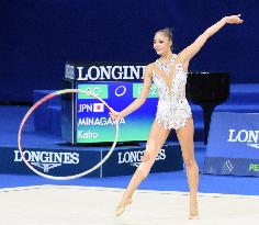 Rhythmic gymnastics: Minagawa wins bronze in individual hoop at worlds