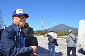 Japanese former residents make 1st trip by air to Russian-held isles