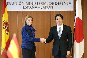 Japan-Spain defense minister meeting