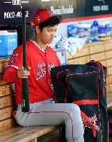 Baseball: Ohtani at Angels spring training