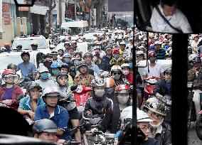 Traffic congestion in Vietnam