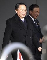 N. Korean Foreign Minister Ri in Beijing