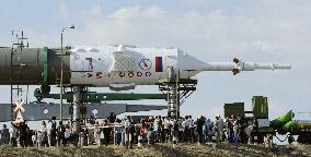 Soyuz at launch pad