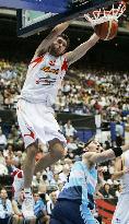 Spain beats Argentine 75-74 at World Basketball Championships