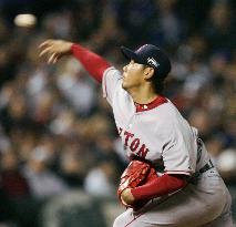 Matsuzaka gets win as Boston nears World Series title