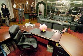 Nova's executive suite for ex-company president Nozomu Sahashi