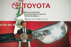 Toyota to build new plant in Mexico