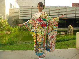 Italian themed kimono to take part in Milan expo event