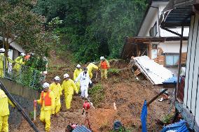 Downpours cause flooding, landslides in Tochigi