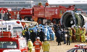 FedEx cargo plane crash lands at Narita airport, bursts into flam