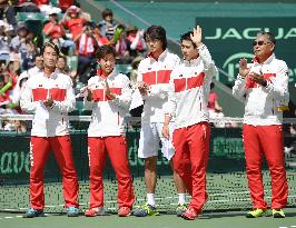 Japan, Ukraine meet in Osaka in Davis Cup playoff