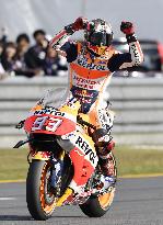 Marquez dominates Japanese MotoGP to win riders' title