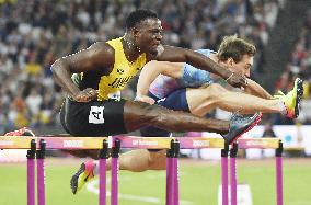 Athletics: McLeod wins 110m hurdles at world c'ships