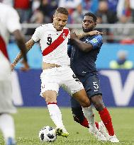 Football: France vs Peru at World Cup