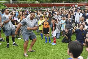 Rugby: Samoa team ahead of World Cup