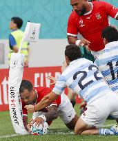 Rugby World Cup in Japan: Argentina v Tonga