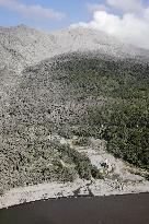 Volcano evacuees fear landslides as rainy season starts in southern Japan