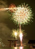 Fireworks in Miyajima