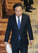 Ex-Prime Minister Noda questions incumbent Abe
