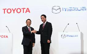 Toyota, Mazda to form capital alliance for joint EV development