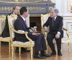 Japanese emperor meets Vietnamese president