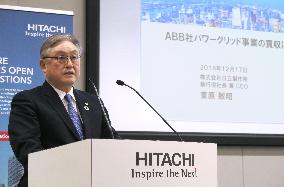 Hitachi to buy ABB's power grid business