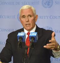 U.S. Vice Pres. Pence at U.N.