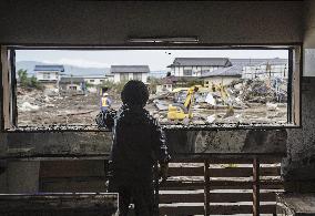 Aftermath of Typhoon Hagibis in Japan