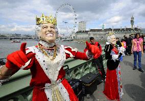 London 1 year before Olympics