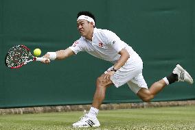 Nishikori wins 2nd-round of Wimbledon