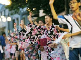 Traditional spirit-welcoming Bon dances get modern spin