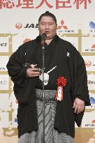 Sumo wrestler Ichinojo named outstanding new performer