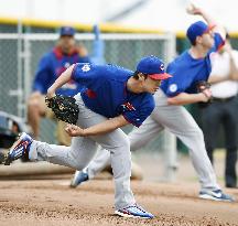 Chicago Cubs' Wada trains at camp