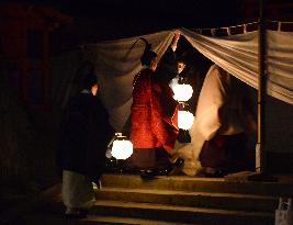 Ceremony held before regular repair of Kasuga Grand Shrine