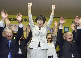 LDP-backed Takahashi wins Hokkaido gubernatorial race