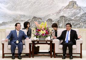 Japanese ruling party lawmaker meets China Communist Party official
