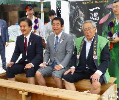 Culture minister joins ceremony unveiling "Japan Heritage" sites