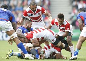 Japan face off against Samoa