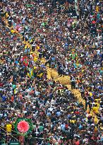 Giant Tug-of-War in Okinawa's Naha