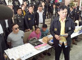 Japanese arrested for drug, gun possession in Thailand