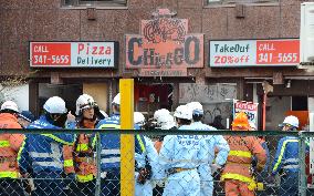 2 men injured in explosion at Kobe pizza shop