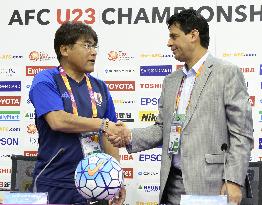 Coaches meet press on eve of Japan-Iraq semifinal of Asian C'ship