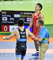 Olympics: Inoue defeated in Greco-Roman bronze match