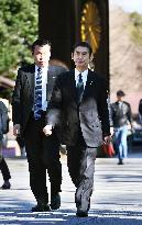 Reconstruction minister Imamura visits Yasukuni